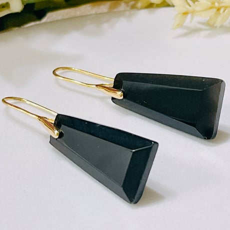 同梱限定 9024 オブシディアンピアス