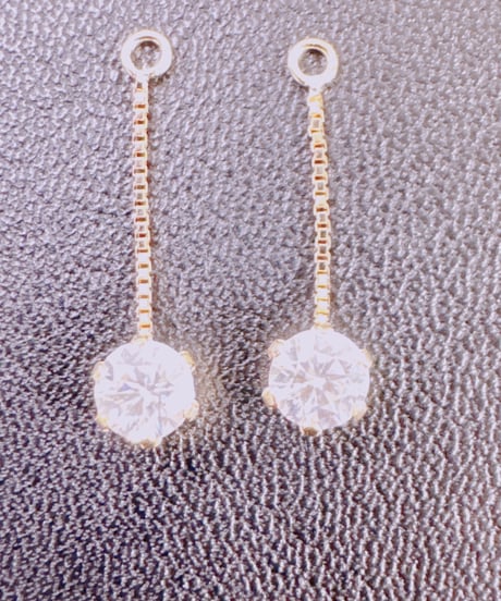 なつこ様 9984 K18YG 0.30ct Moissanite Diamond タラリン2way