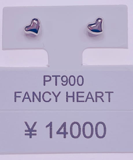1424 PT900 ハートピアス