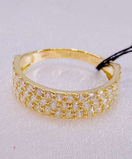だー子様、pon様、ハート様x2 IJK8005 K18YG ダイヤモンド1.0ct リング