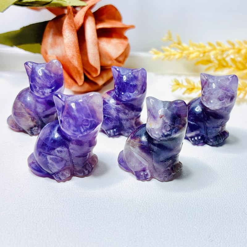 32188 アメジスト猫ちゃん | Naotto's shop by AIKAWA PLANE