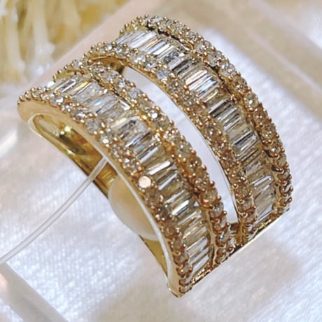 JGJE20015 K18YG D1.8ct リング