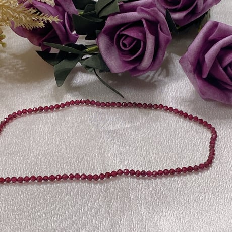 2385 1連 3mm ガーネット