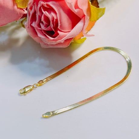 RIE様 3657 イタリアンシルバーブレスレット 16cm