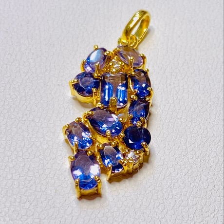 T@O様　ご依頼品 32112 アイオライトペンダントトップ シルバー | Naotto's shop by AI