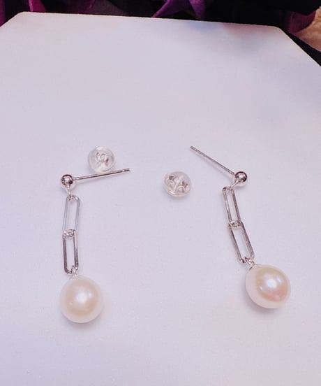 9282 淡水パールピアス
