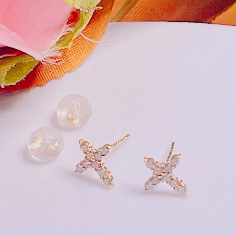 楽天市場】【在庫あり】K18 ダイヤモンド ピアス 一粒 Bezel