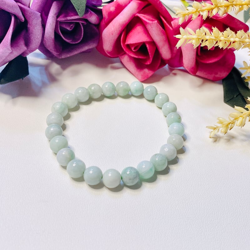 かずぴー様 32010 8mm糸魚川産翡翠ブレスレット | Naotto's shop