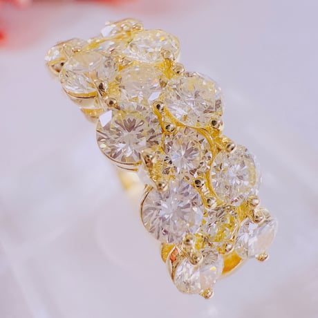 20976 K18YG D2.00ct リング #16