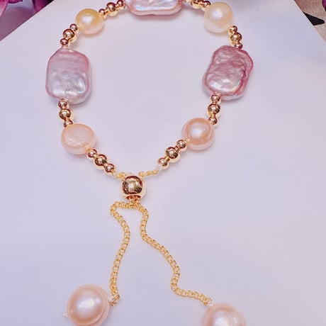 kayo様 9281 淡水パールバロックブレスレット