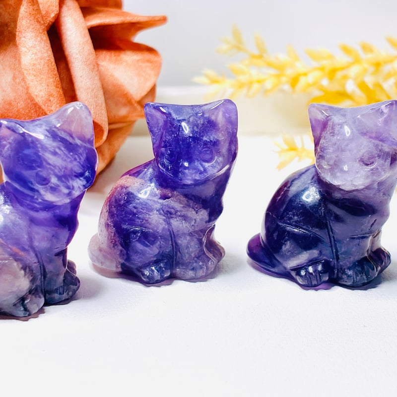 32188 アメジスト猫ちゃん | Naotto's shop by AIKAWA PLANE