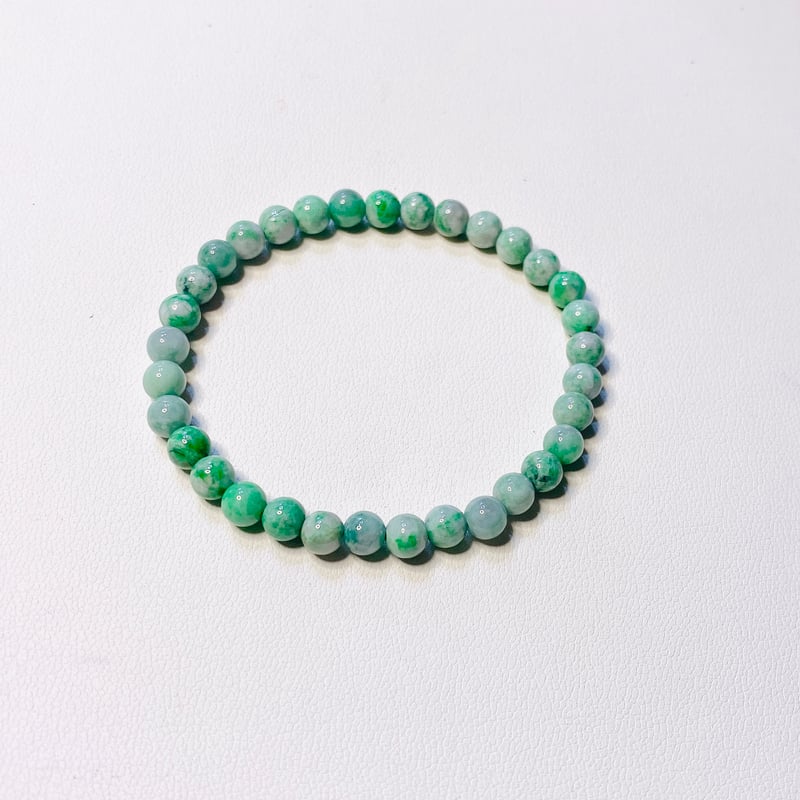 まぁぁ様 32009 6mm 糸魚川産翡翠ブレスレット | Naotto's shop by