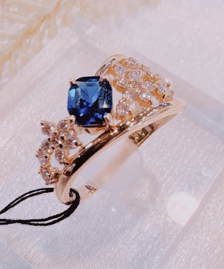 JGJE20004  K18YG S0.65ct/D0.30ctリング