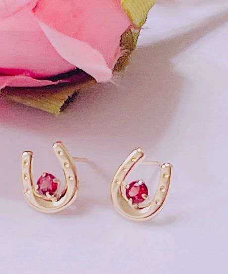 3516 K18 馬蹄ピアス