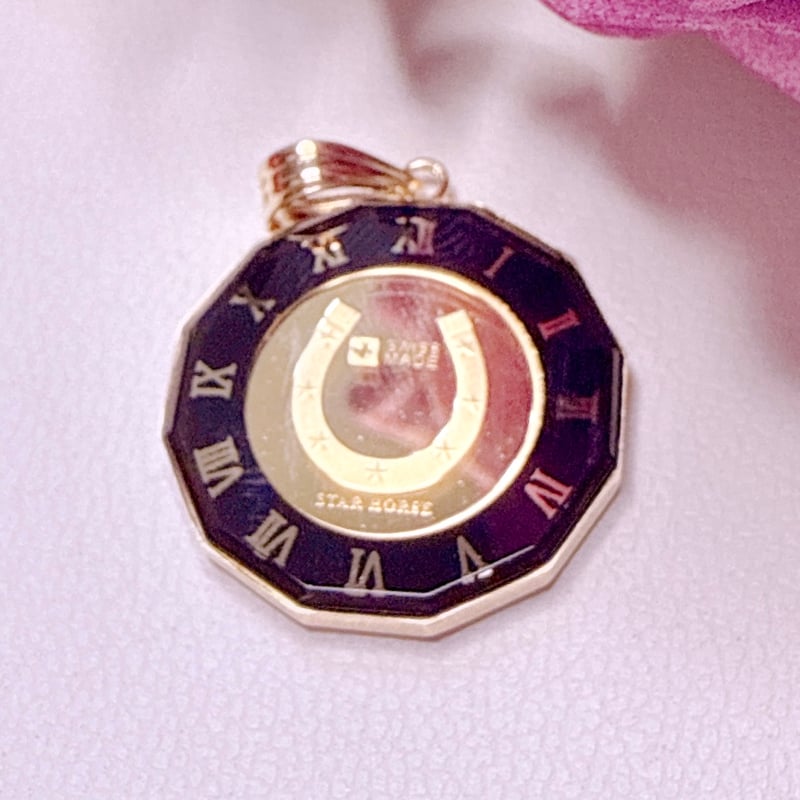 めぐそう様 20752 K24 コインペンダント K18枠 | Naotto's shop b