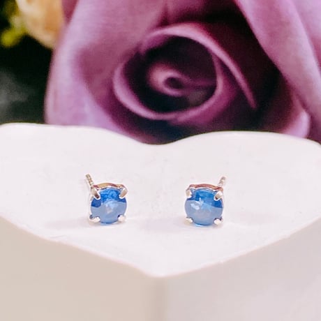 6501 PT900  0.50ct SAPPHIRE ピアス
