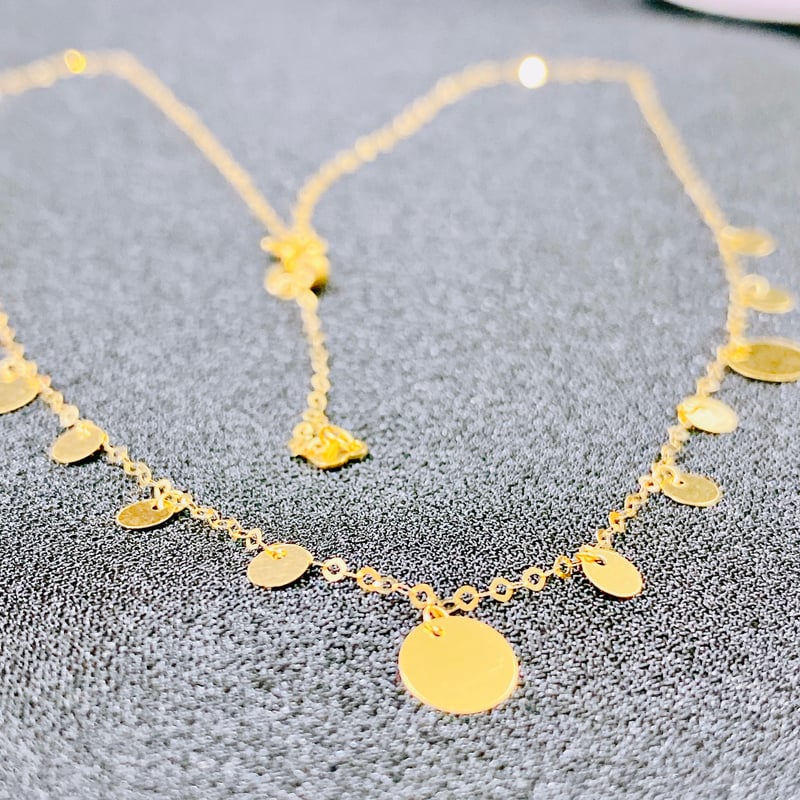 K18YG デザイン ネックレス