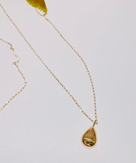 A010914 K18YGドロップネックレス40センチ