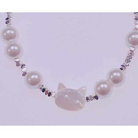 同梱限定1482 S925貝パールブレスレット