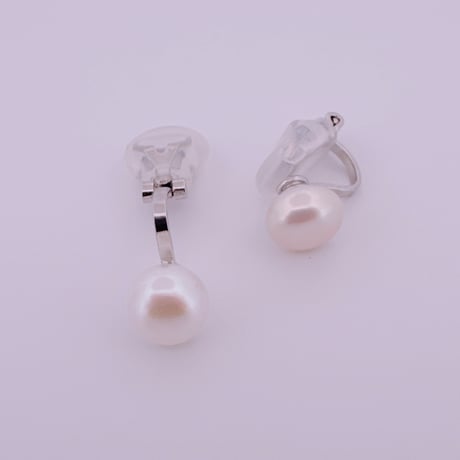 同梱限定 8855 淡水パールイヤリング 金具ステンレス