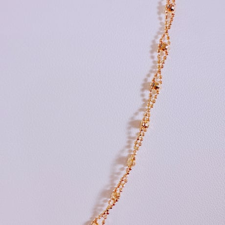 Onちゃん様 30021 K18YG デザインネックレス 7.25g 65cm