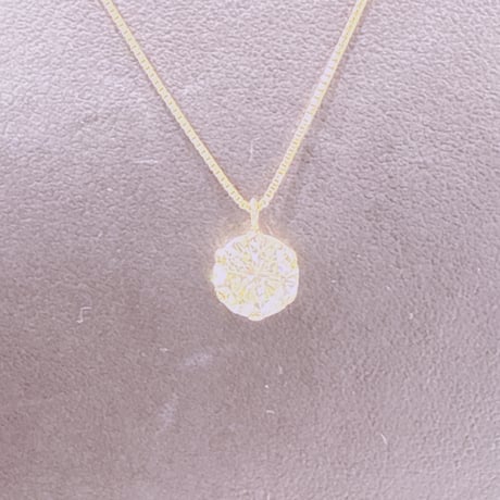 ちゃちゃ様 JJFT 30753 K18YG D1.0ct ネックレス スライダー式  A013862