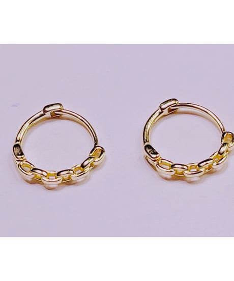 1233 S925フープピアス