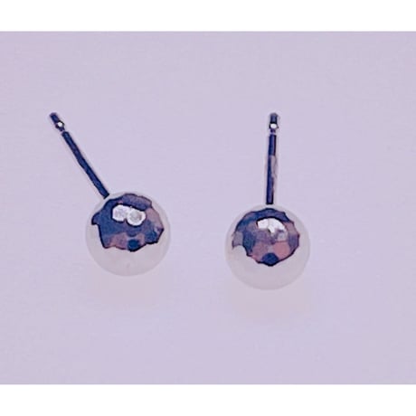 1420 K18WG 4ミリミラーボールピアス