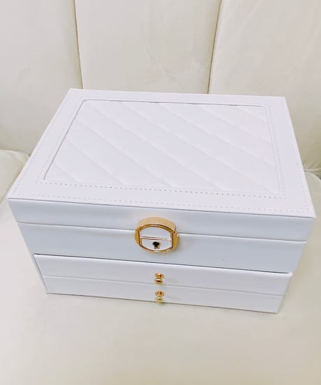 同梱限定3667 ジュエリーボックス 白