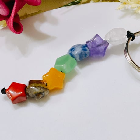9034 本日同梱限定　七色天然石