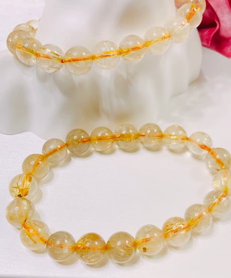 5806 ルチルクォーツブレスレット