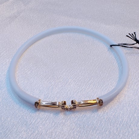 IJK8069 K10YG ダイヤモンド0.05ct馬蹄ブレスレット