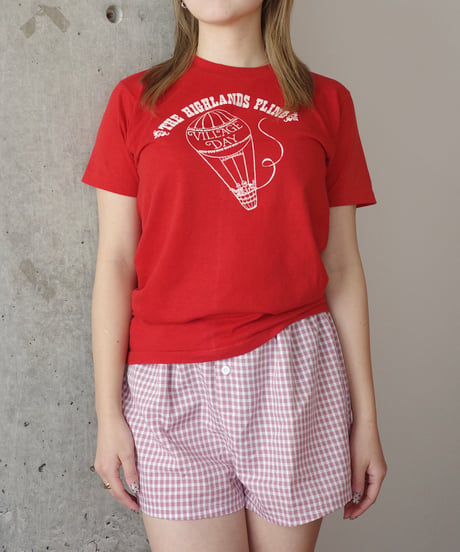 1970s Sneakers VILLAGE DAY t-shirt made in usa