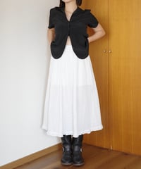 1980s GUNNE SAX cutwork cotton skirt made in USA