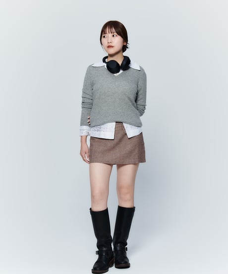 【ASTRA】LINEN Mini Skirt