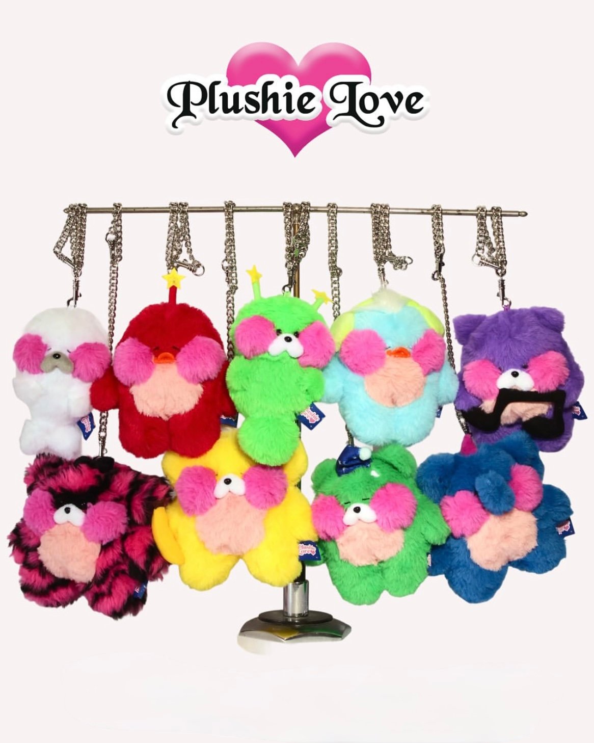 Plushie Love】Tourmaline Bag Charm ᡣ𐭩 ྀིྀ | Rol