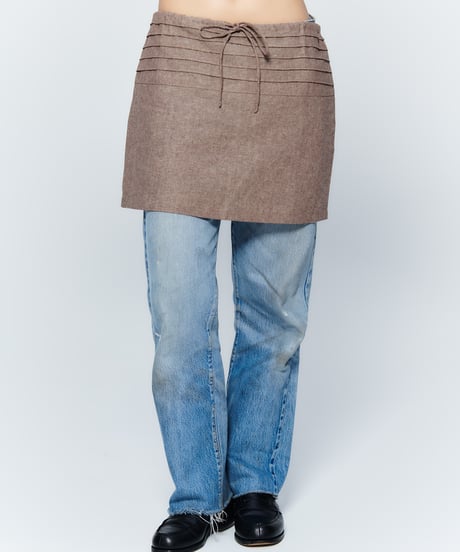 【ASTRA】LINEN Mini Skirt