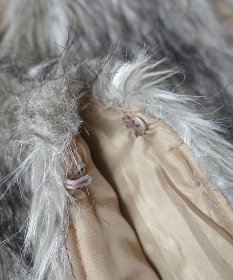 GLAMSIA poly faux fur vest