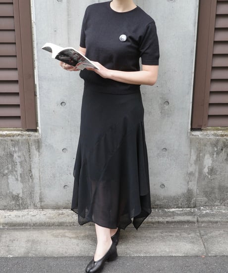 1980-90s unknown lamb wool mix s/s knit top
