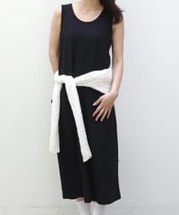 1990-00s  rib tank maxi dress