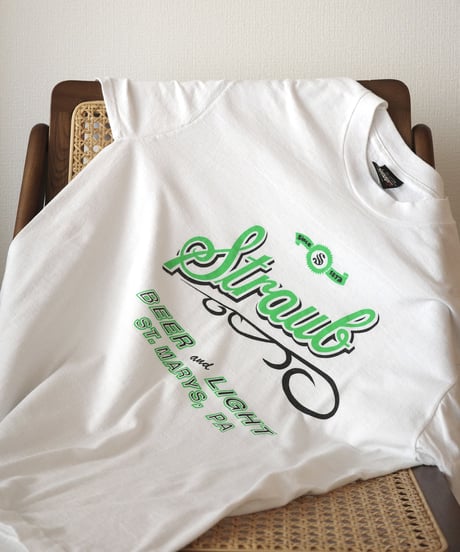 1990s Straub brewery t-shirt made in usa