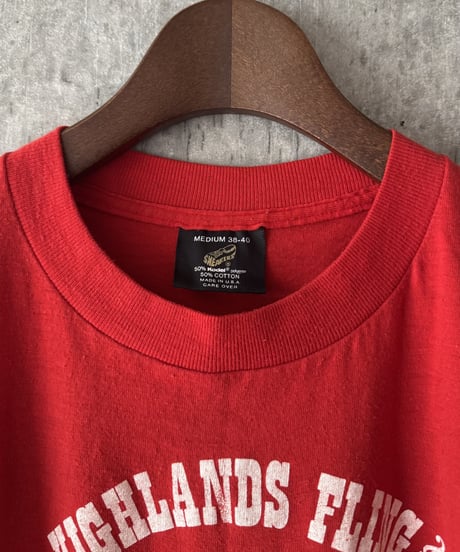 1970s Sneakers VILLAGE DAY t-shirt made in usa