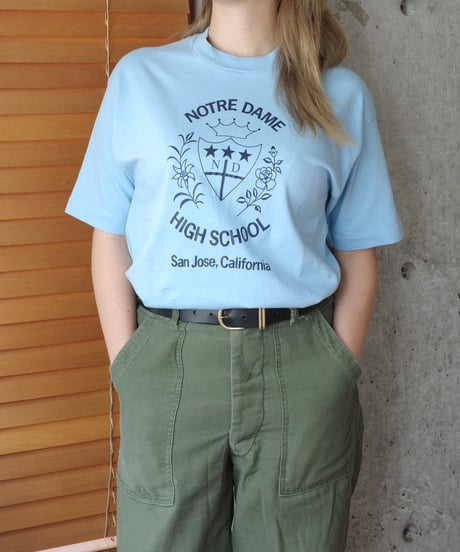 1980s NOTRE DAME HS t-shirt made in usa