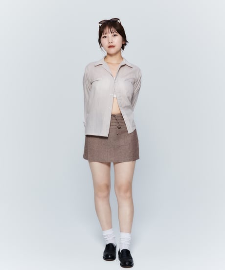 【ASTRA】LINEN Mini Skirt