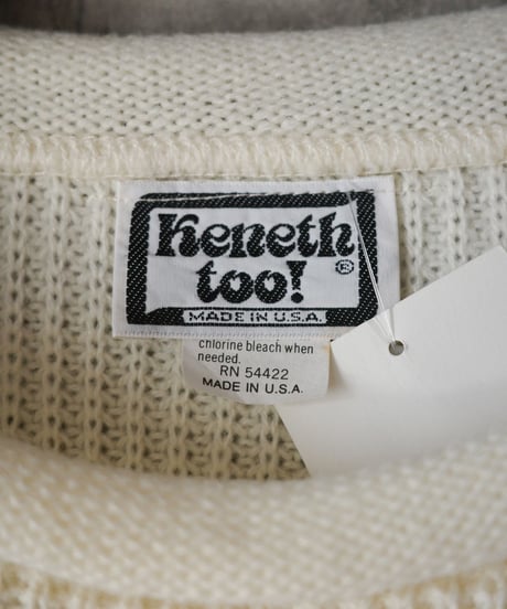 1980s Keneth too! roll neck sweater made in usa
