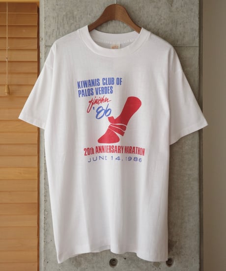 1986 Coors KIWANIS CLUB marathon t-shirt made in usa