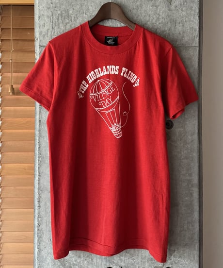 1970s Sneakers VILLAGE DAY t-shirt made in usa