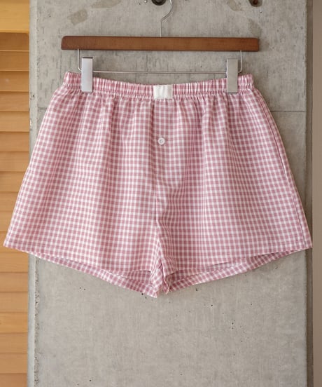 used unknown gingham boxer shorts