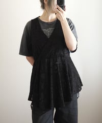 Y2K zenobia all lace sleeveless tunic made in usa