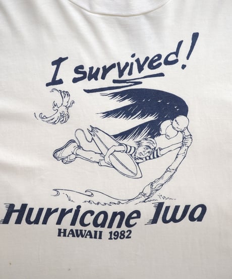 1982 I survived Hurricane Iwa t-shirt